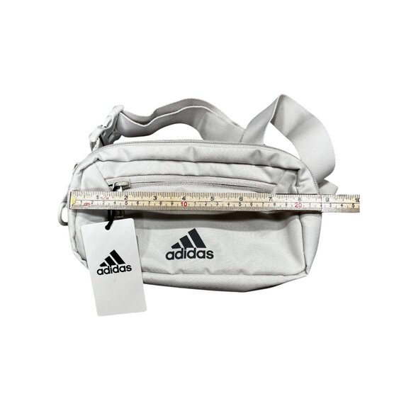 Adidas Alumina Beige Must Have 2 Waist Pack With Adjustable Strap - Picture 6 of 9
